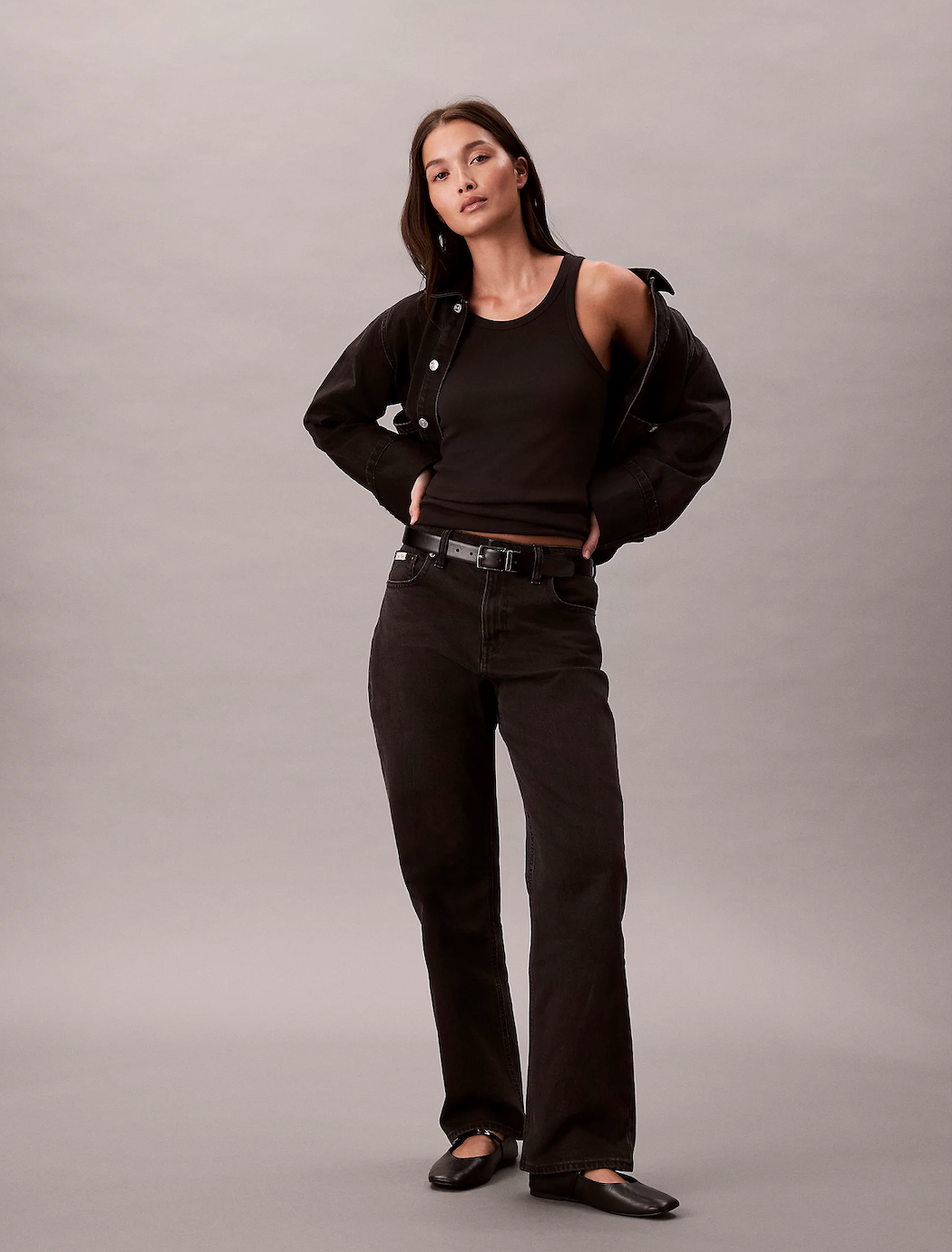 HIGH RISE STRAIGHT CK ESSENTIAL JEANS
