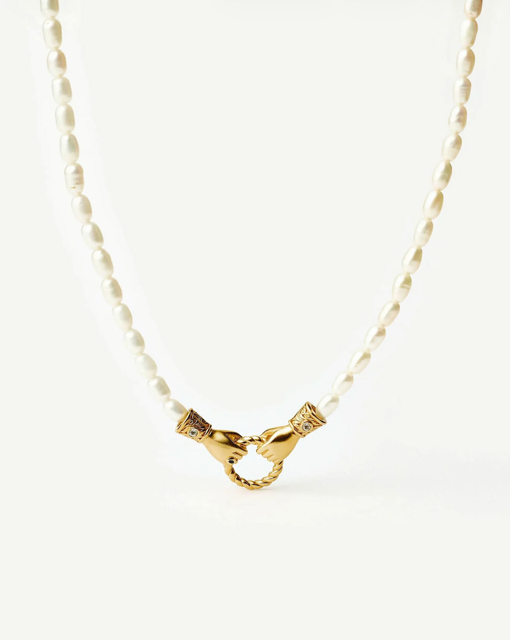 HARRIS REED IN GOOD HANDS PEARL PENDANT NECKLACE