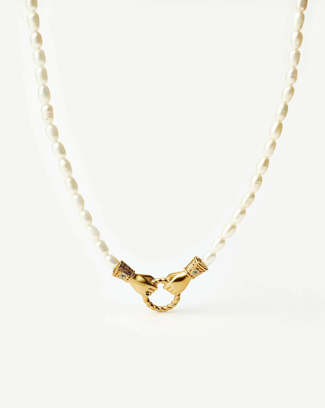 HARRIS REED IN GOOD HANDS PEARL PENDANT NECKLACE