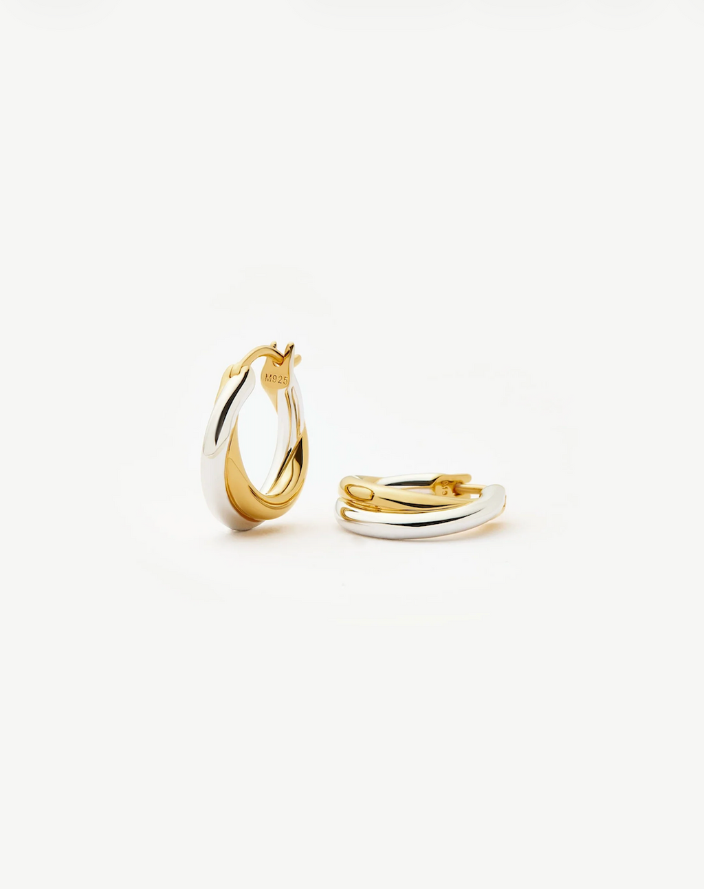 LUCY WILLIAMS ENTWINE SMALL HOOP EARRINGS
