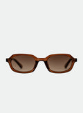 Abby - Trans Maple/ Brown Fade Solbriller