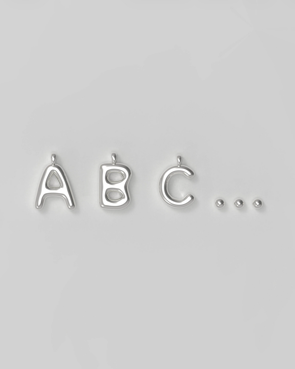 Letter Charm Large - M