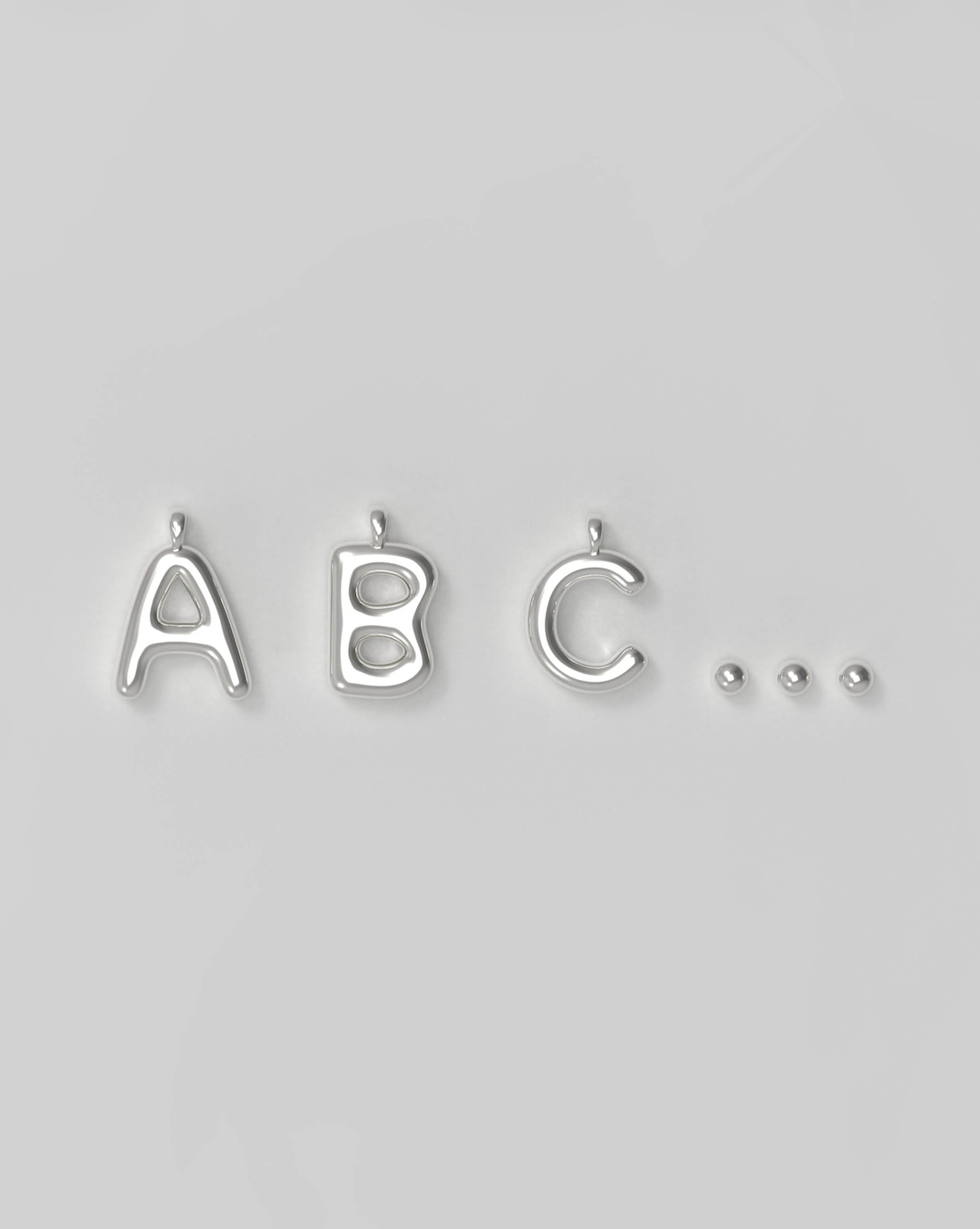 Letter Charm Large - M