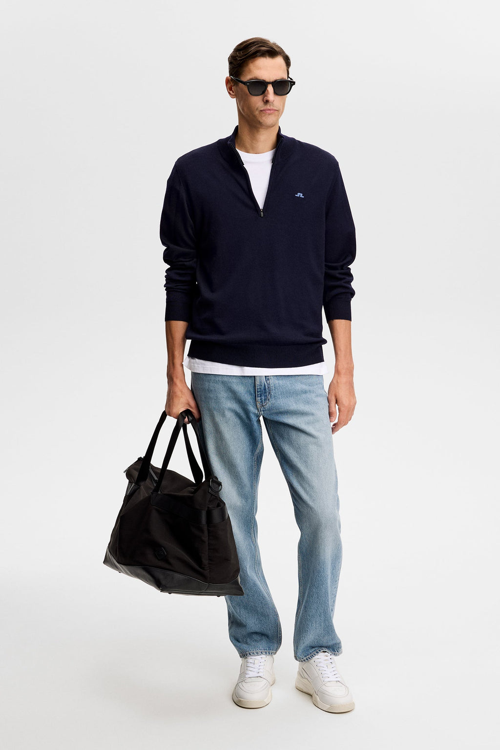 Kiyan Quarter Zip Sweater Genser