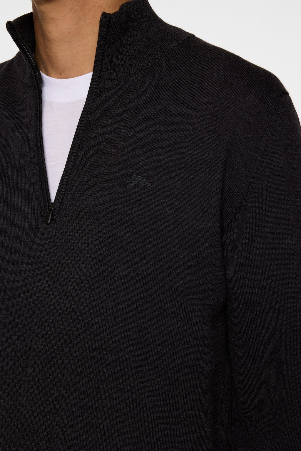 Kiyan Merino Quarter Zip Genser