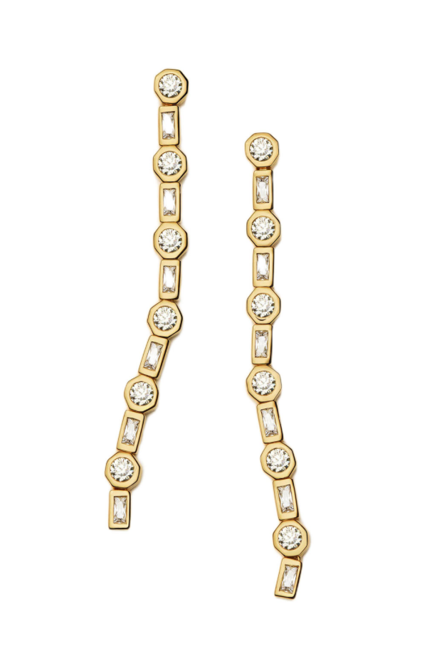 LUCY WILLIAMS TENNIS LARGE DROP EARRINGS
