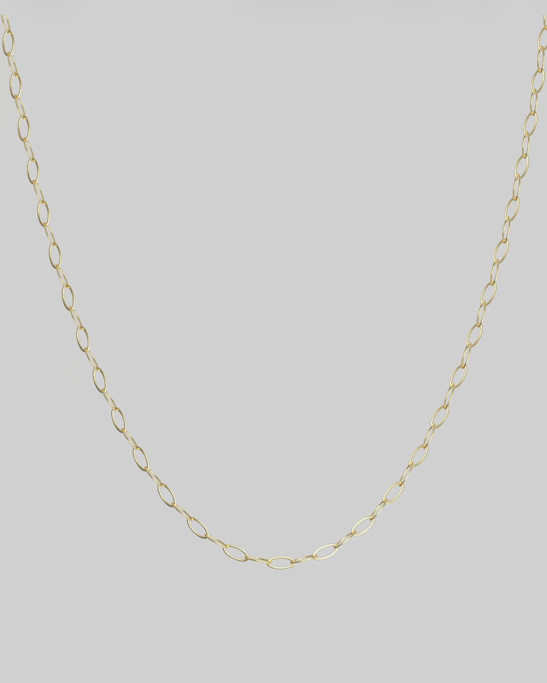 Cable Necklace I Plated