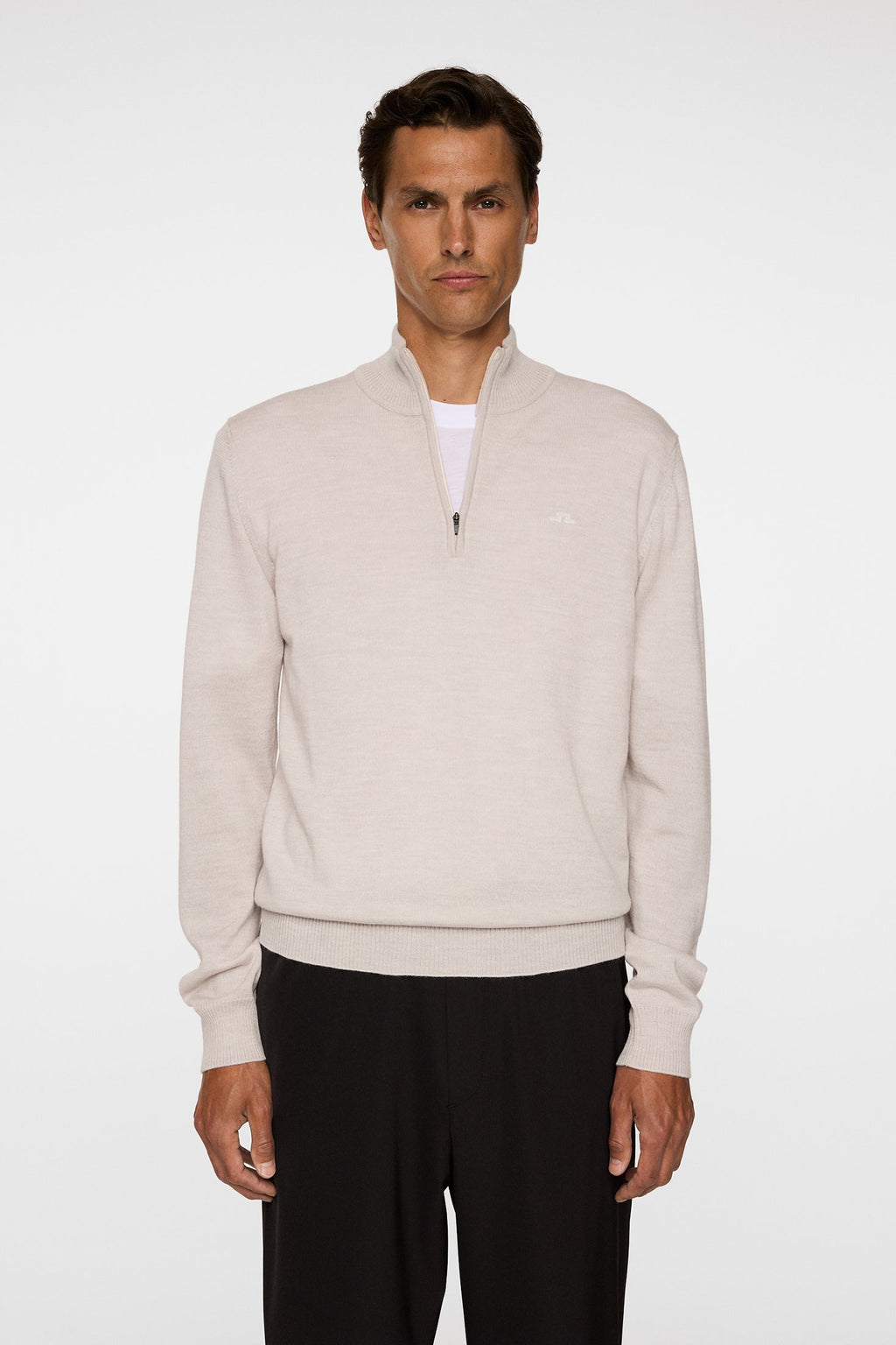 Kiyan Merino Quarter Zip Genser