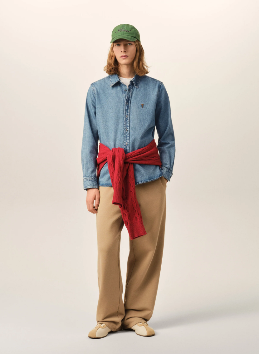 CHEMISE COL BOUTONNE AMI DE COEUR