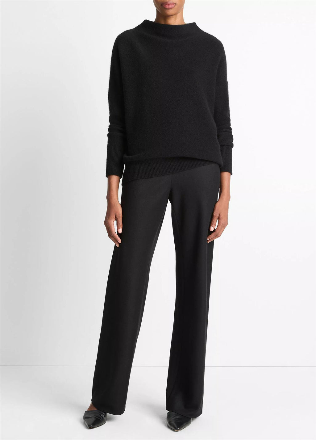 BOILED FUNNEL NK PULLOVER