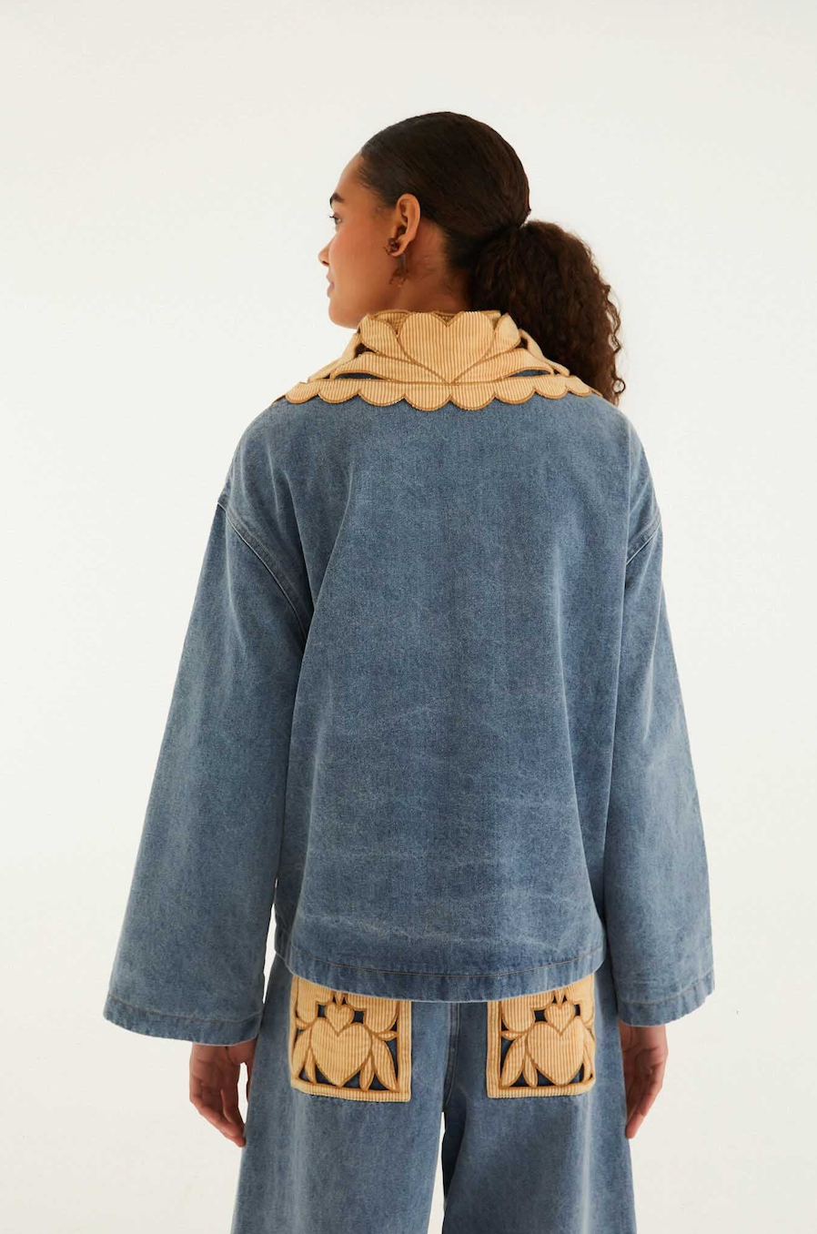 BLUE RICHELIEU DENIM BARN JACKET