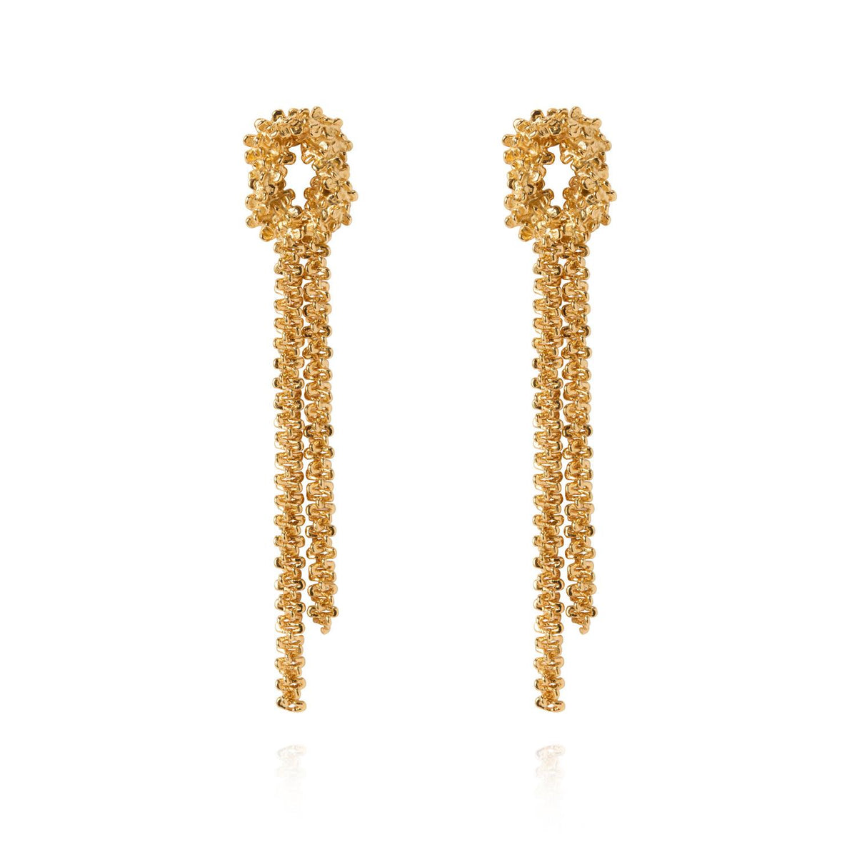 GEMMA STATEMENT EARRINGS GOLD