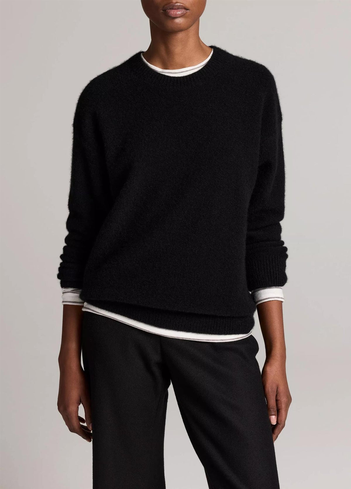 Plush Cashmere Crew Neck Sweater
