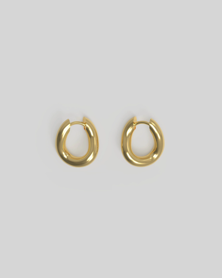 Thorn Hoop Tiny Plated