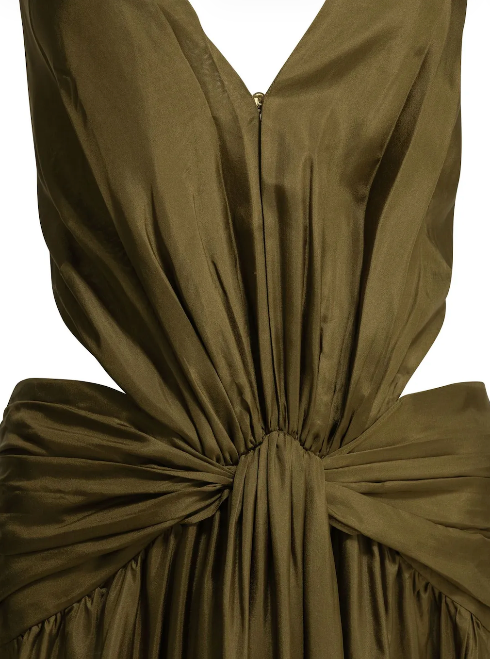 Indra Plunge Halter Maxi Dress