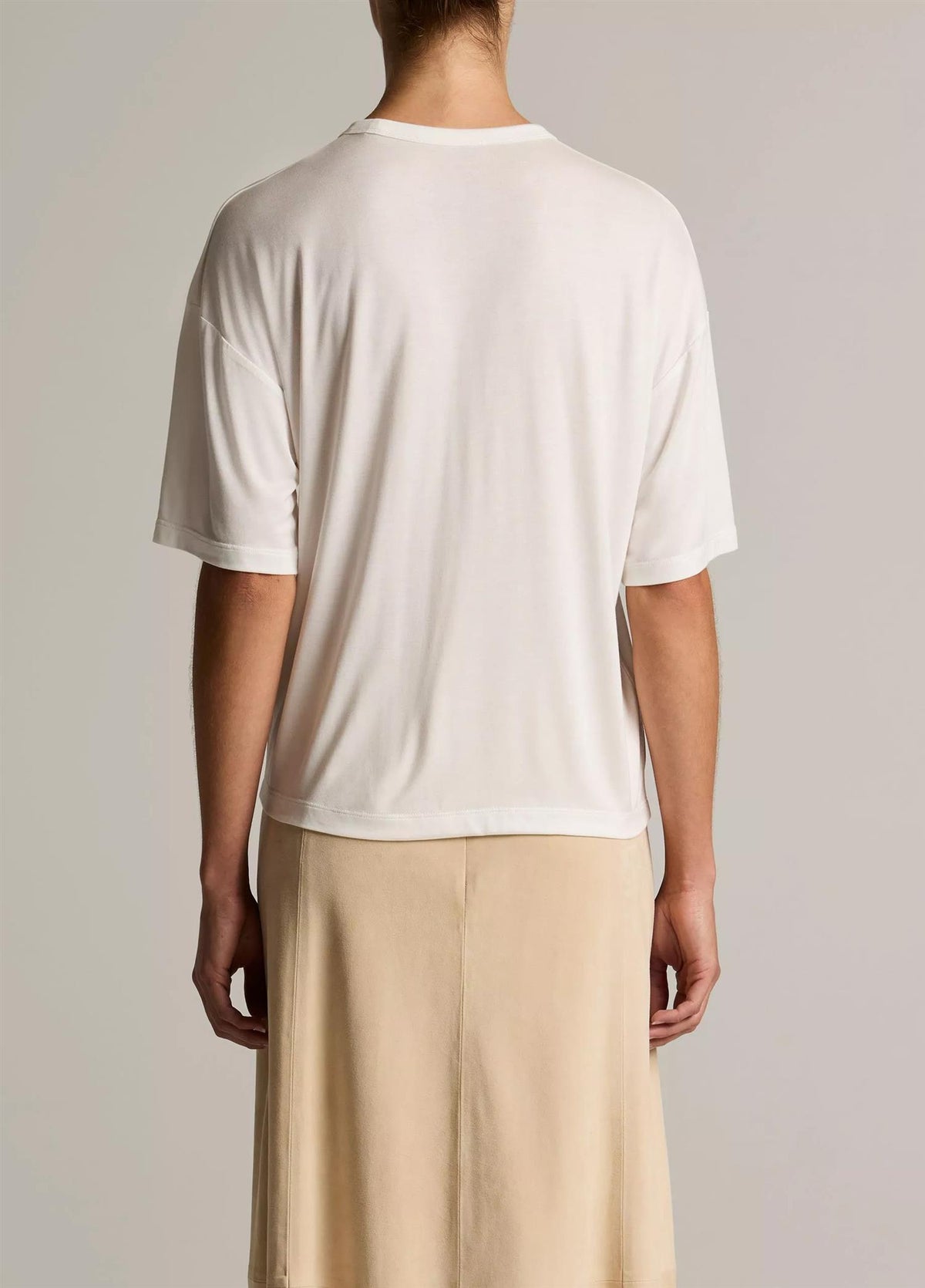 Modal-Silk Relaxed T-Shirt