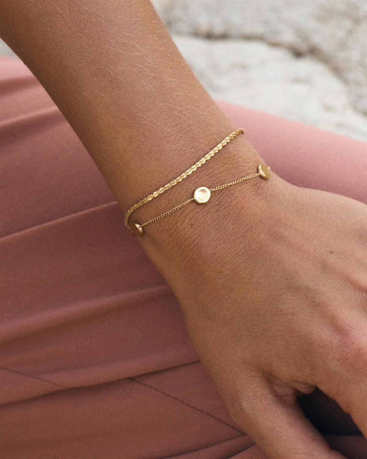 Tinsel Thin Bracelet Gold
