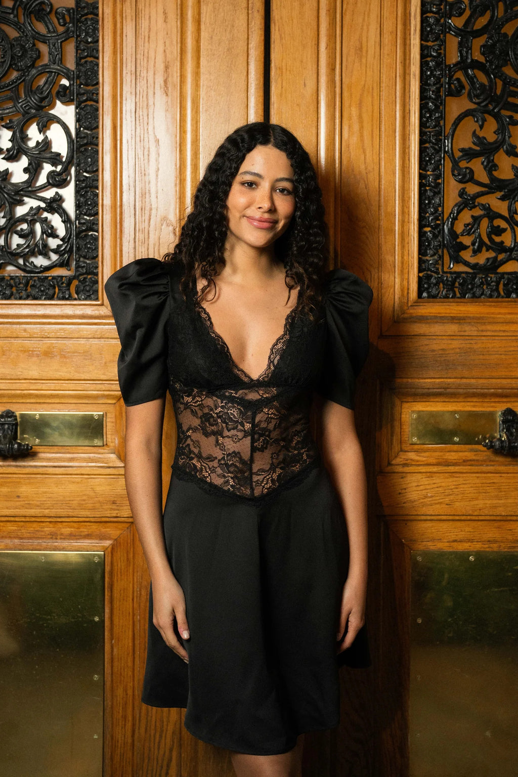 Francis lace mini dress