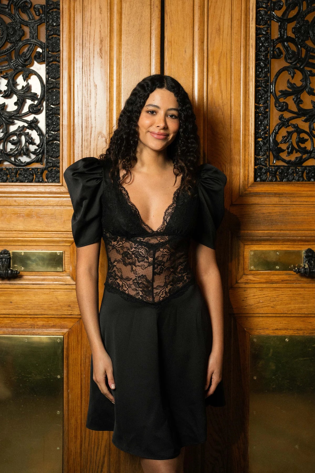 Francis lace mini dress