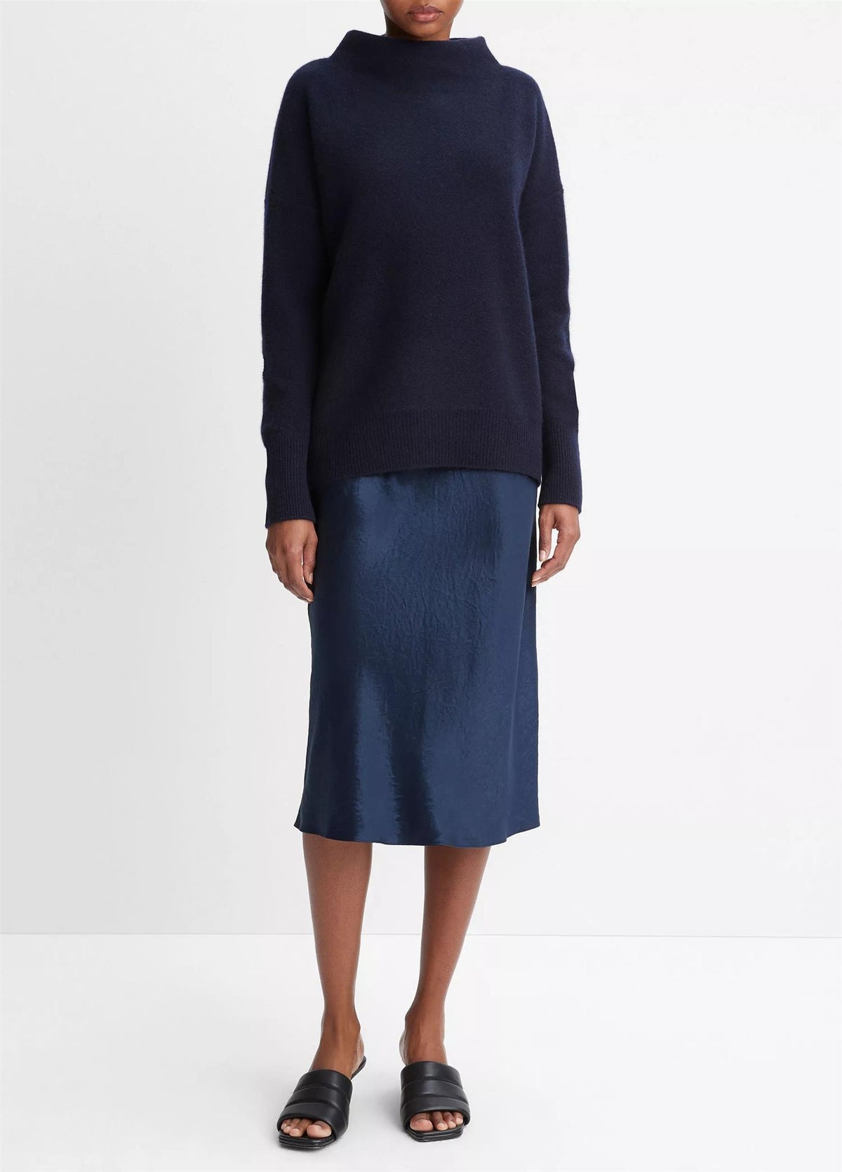 BOILED FUNNEL NK PULLOVER
