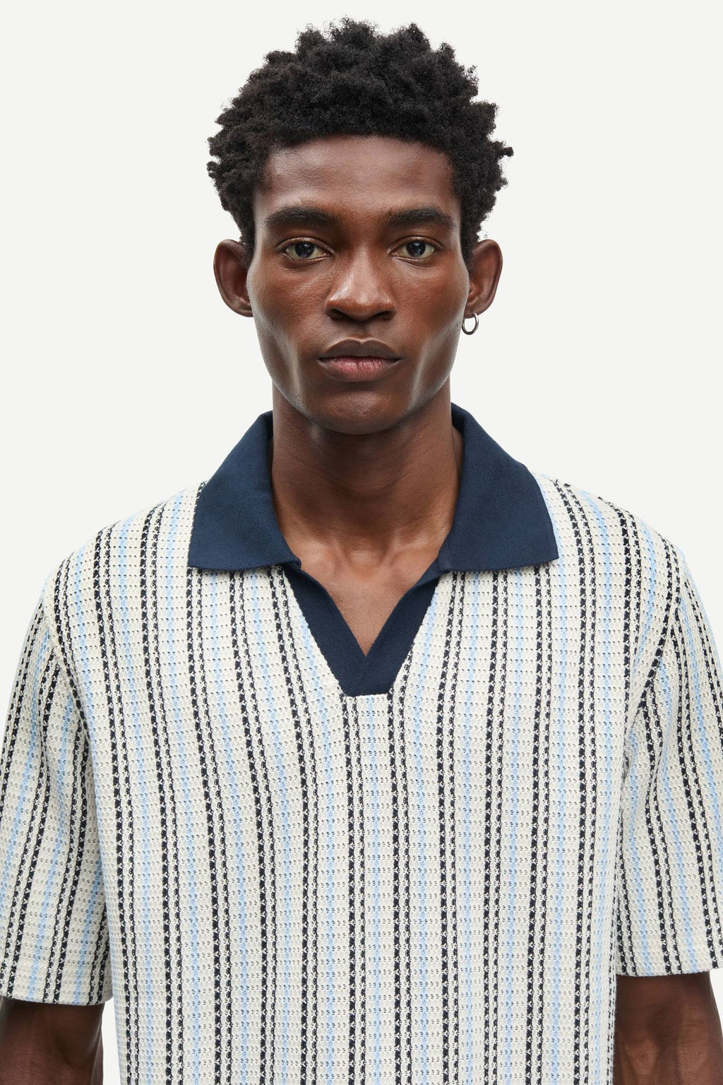 Samac V-Neck Polo 16091