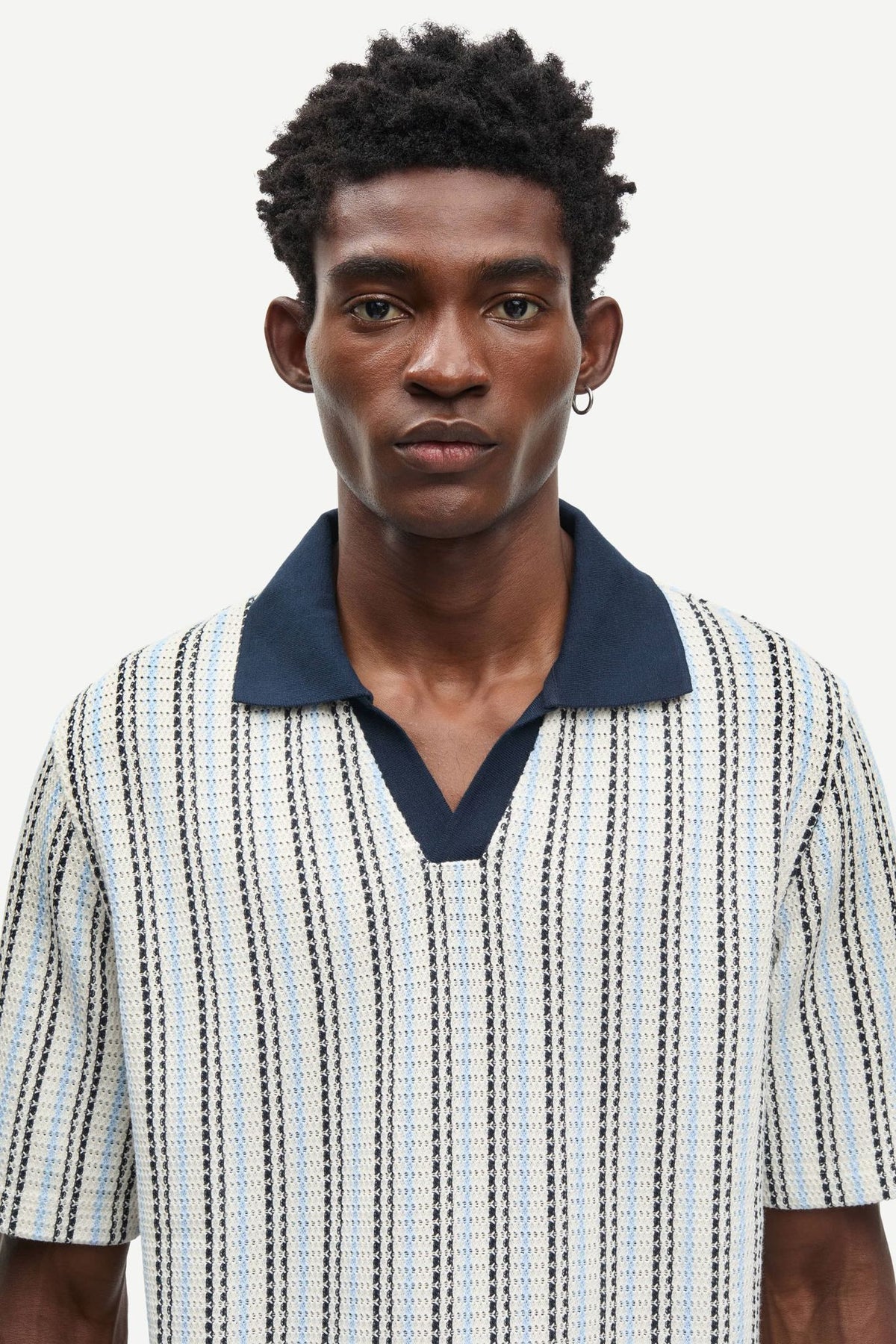 Samac V-Neck Polo 16091