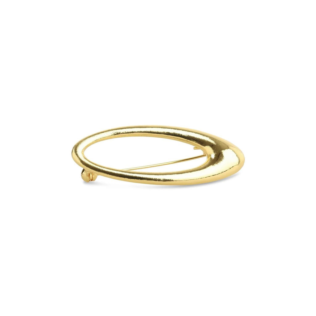 Illiona - Sleek Brooch Gold