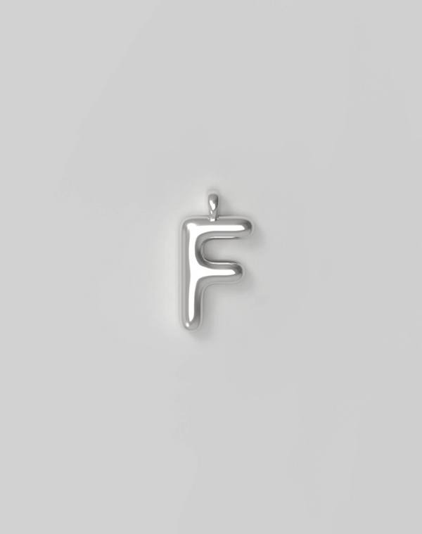 Letter Charm Small F