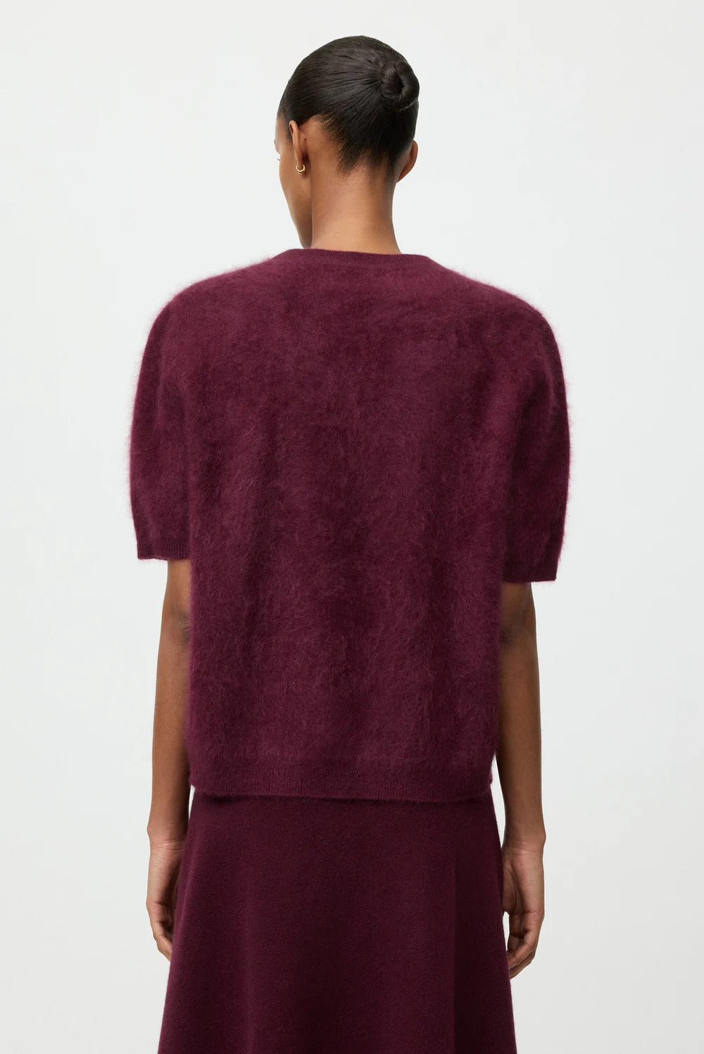 Brushed short sleeve