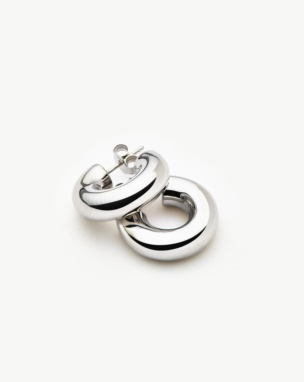 Chubby Small Hoop Earrings Ørepynt
