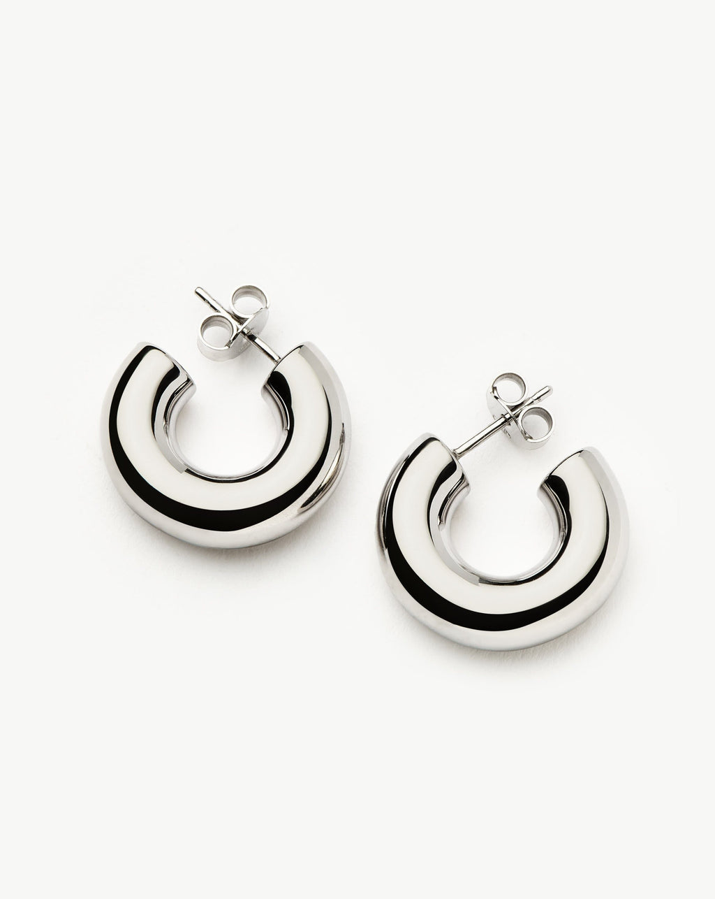 Chubby Small Hoop Earrings Ørepynt