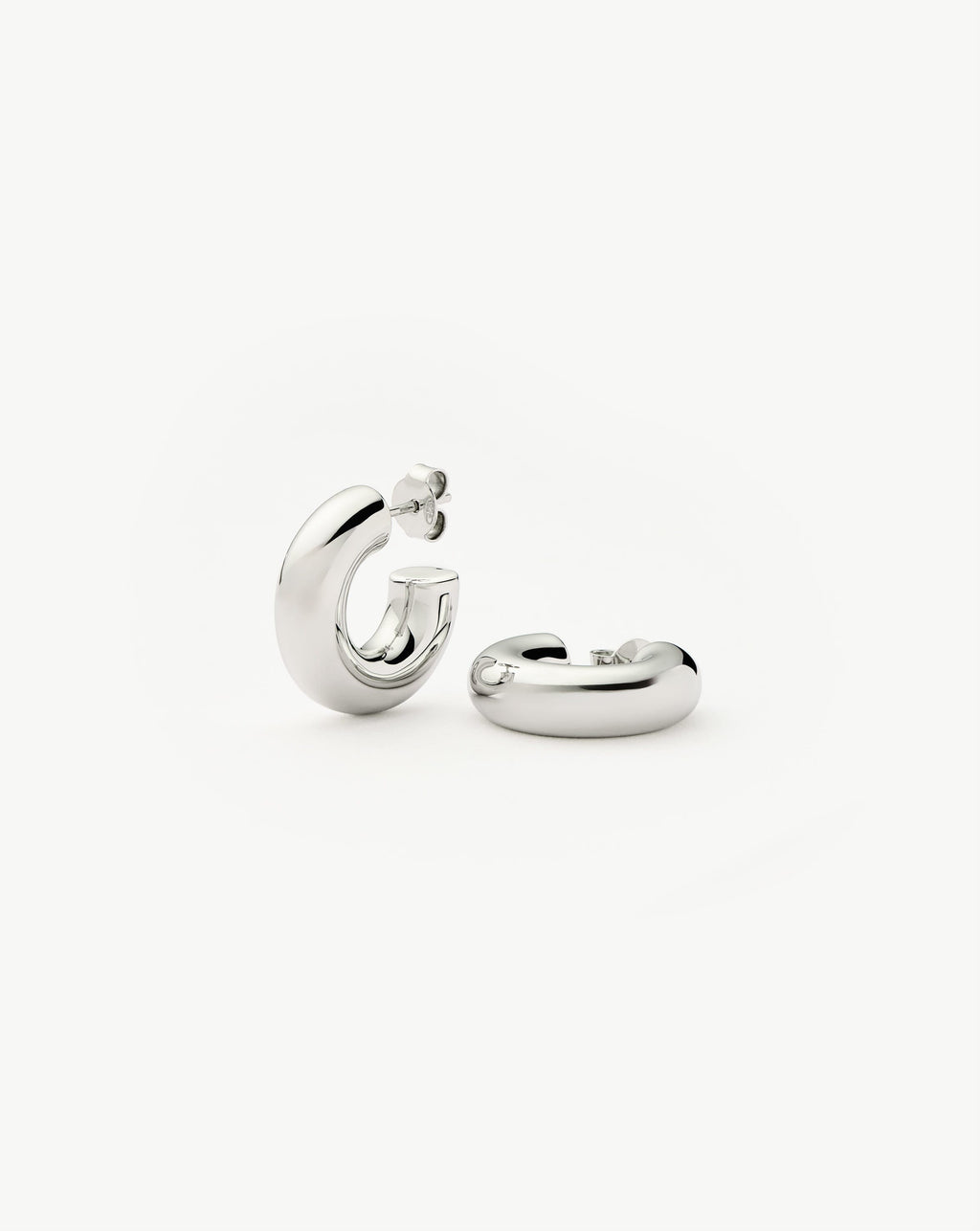 Chubby Small Hoop Earrings Ørepynt