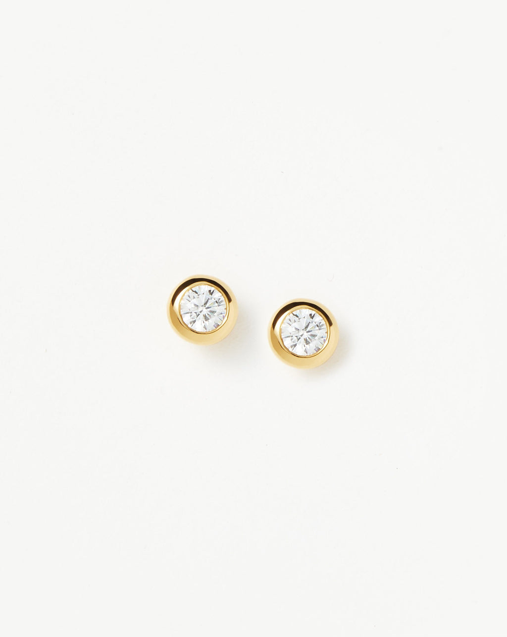 Classic Stone Stud Earrings Ørepynt