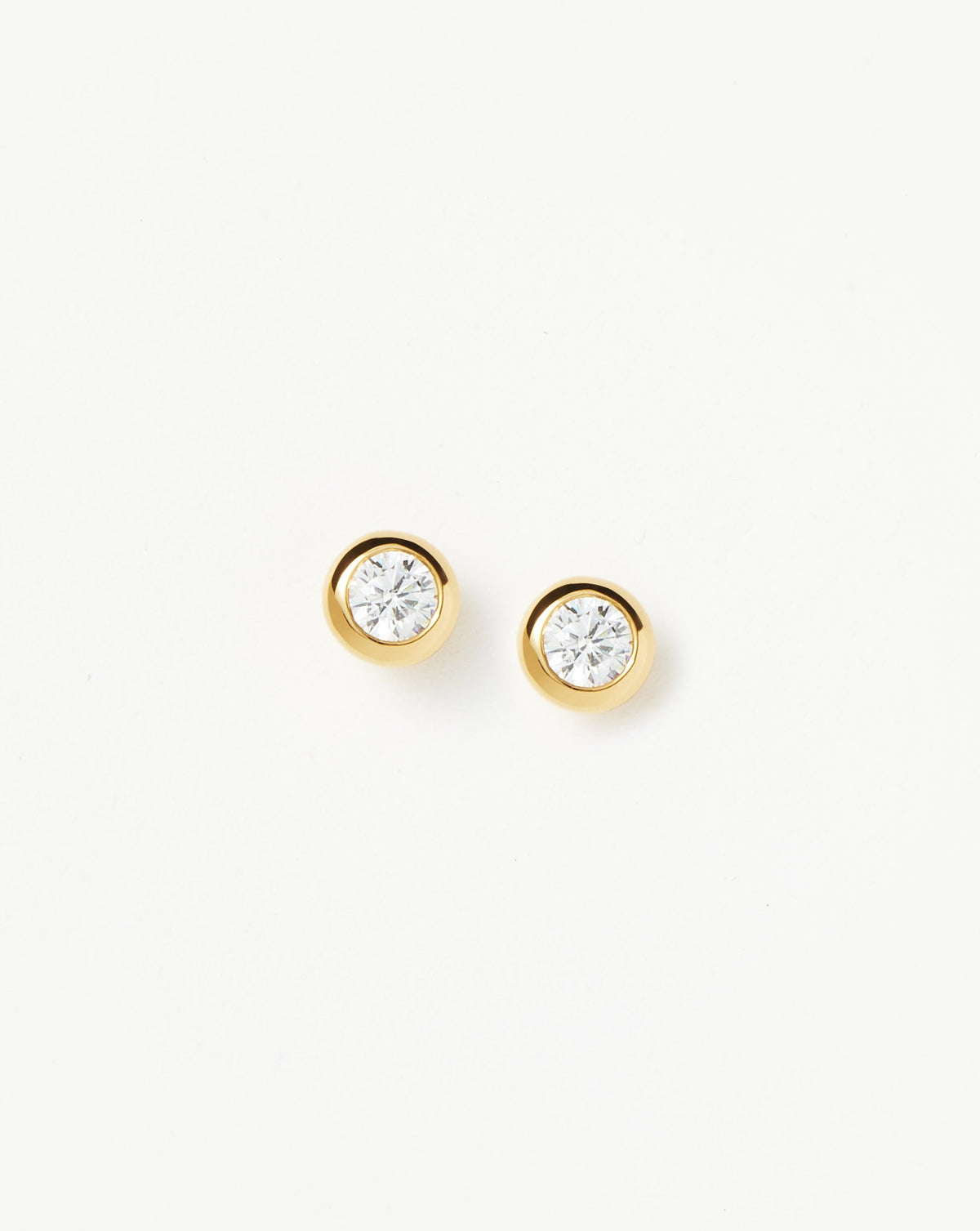 Classic Stone Stud Earrings Ørepynt