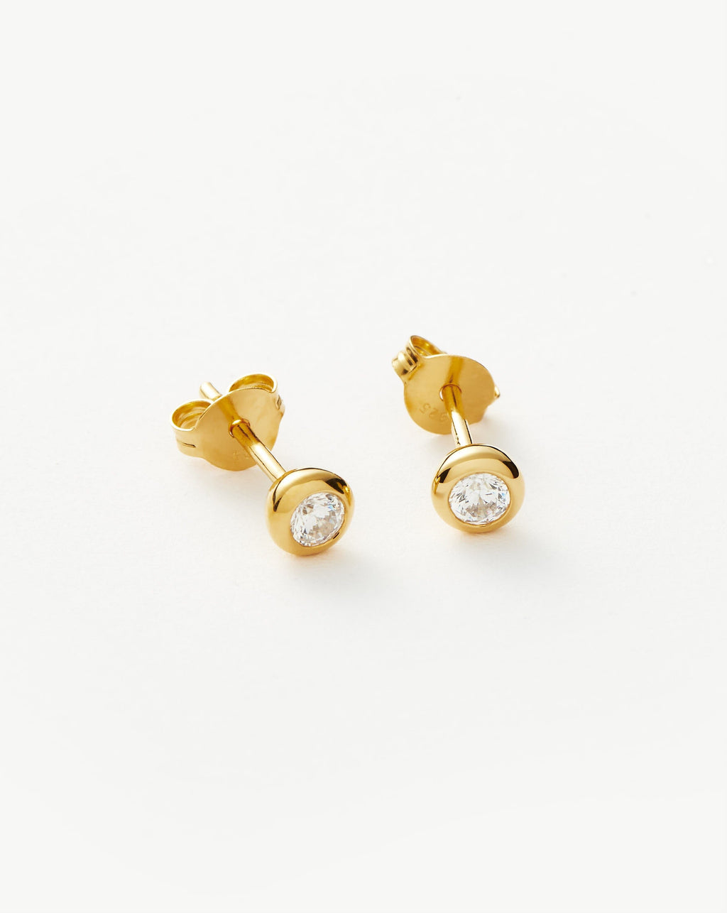 Classic Stone Stud Earrings Ørepynt