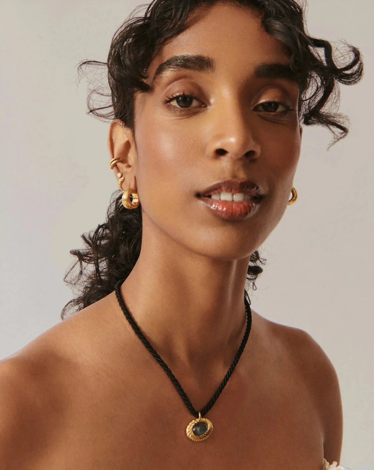 Classic Stone Stud Earrings Ørepynt