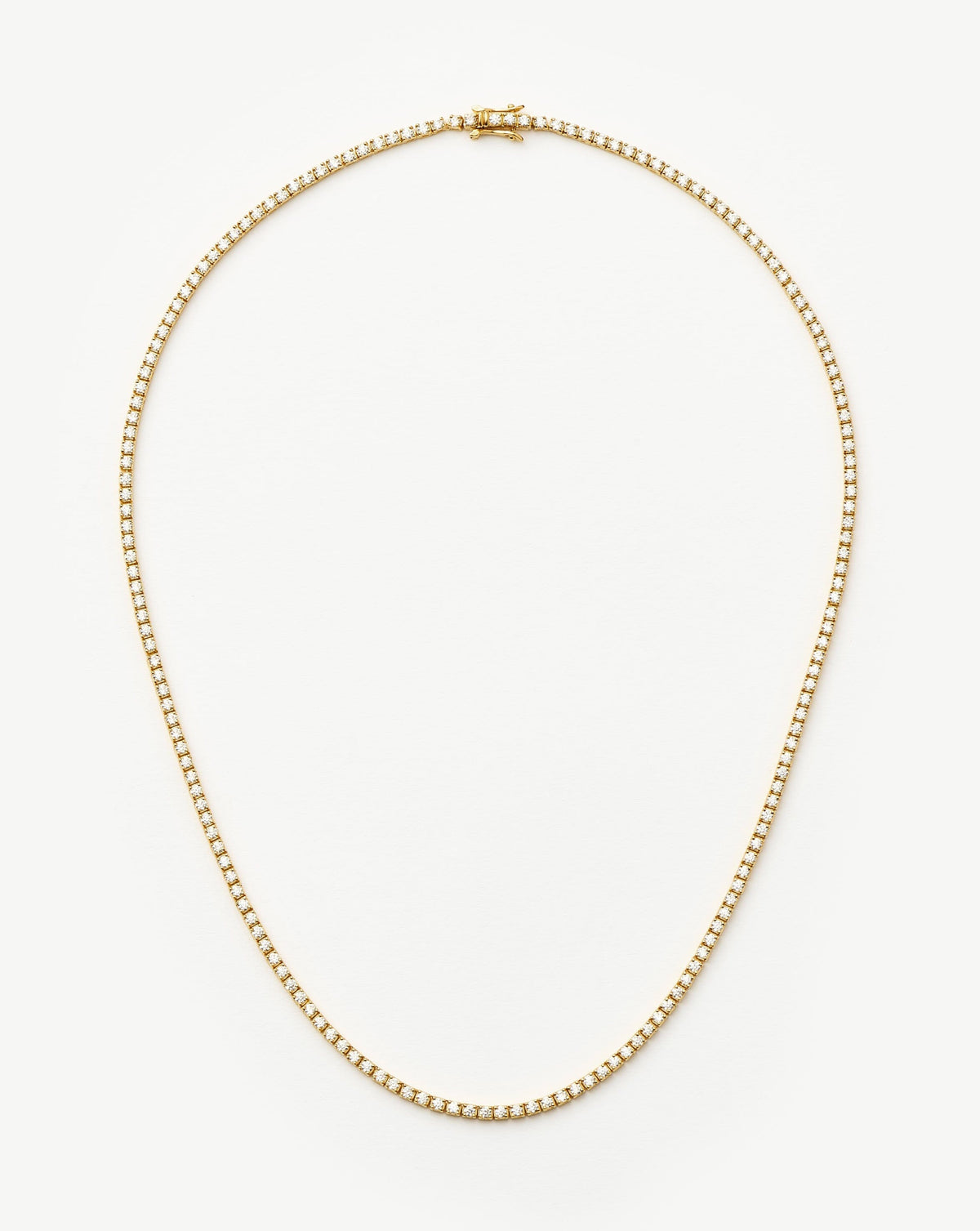 Classic Tennis Necklace Smykke