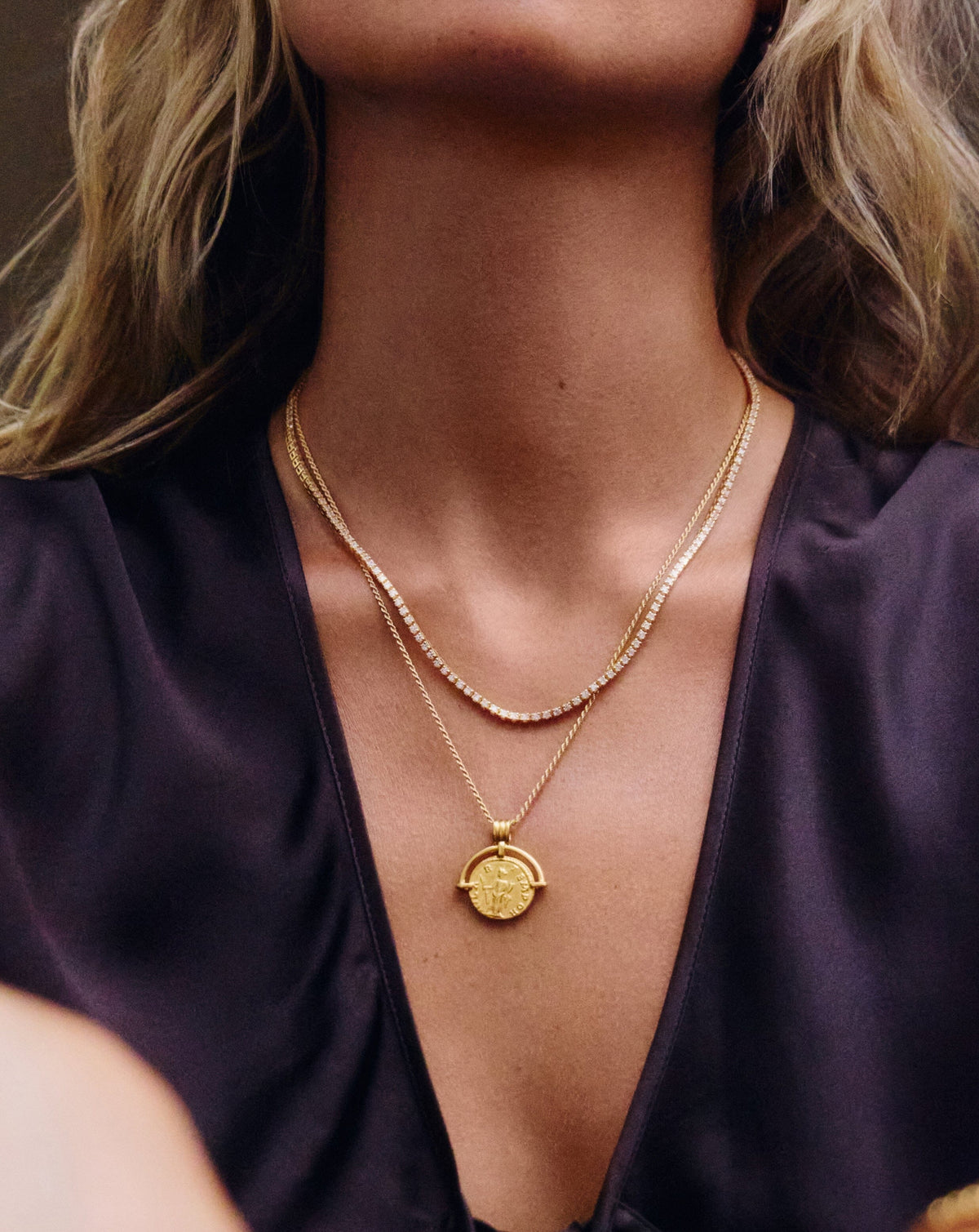 Classic Tennis Necklace Smykke