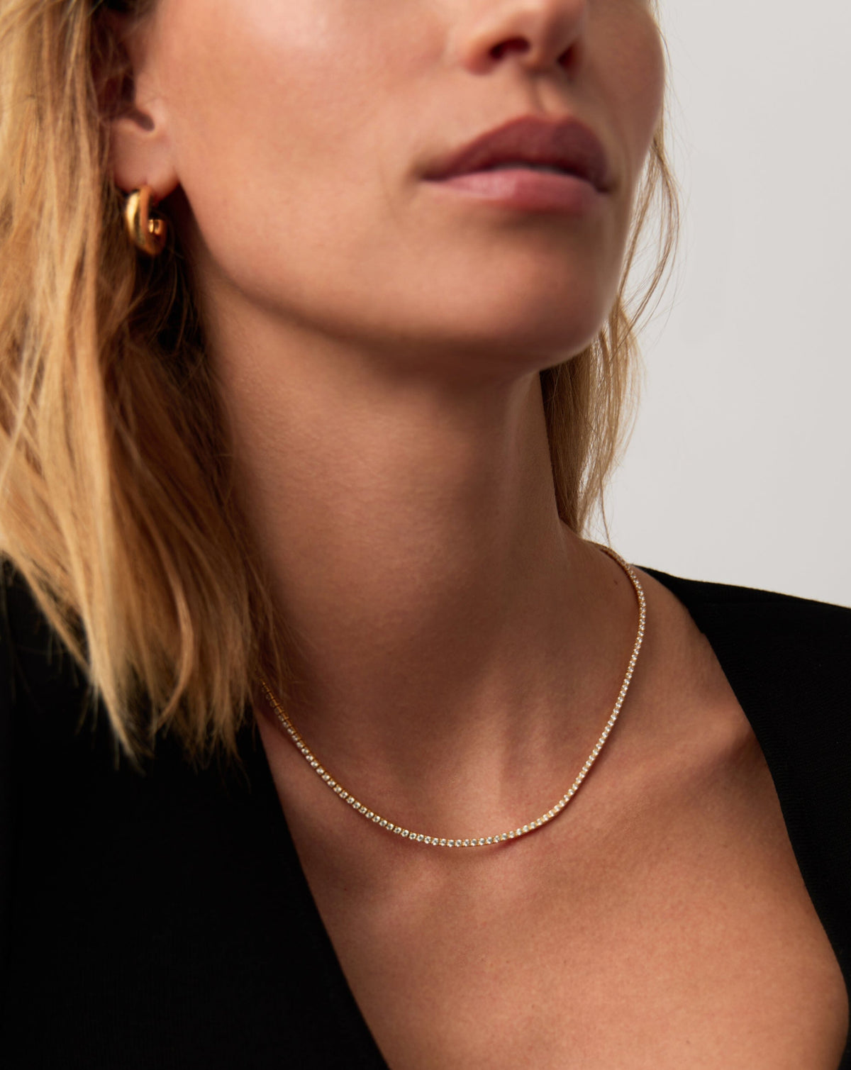 Classic Tennis Necklace Smykke