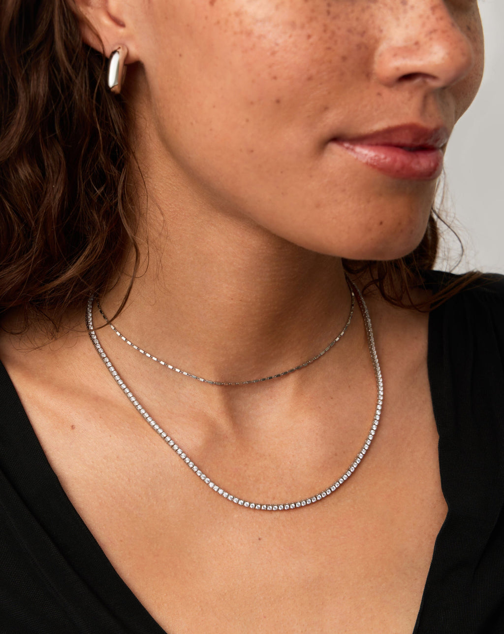 Classic Tennis Necklace Smykke