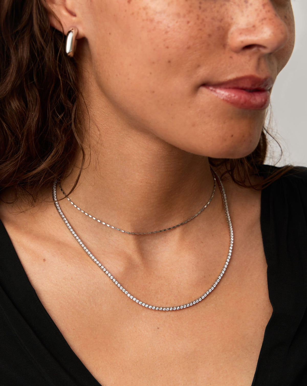 Classic Tennis Necklace Smykke