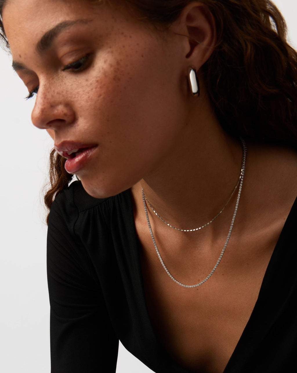 Classic Tennis Necklace Smykke