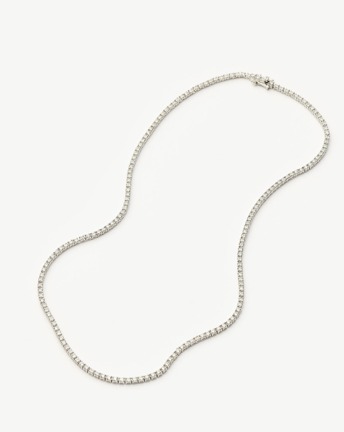 Classic Tennis Necklace Smykke