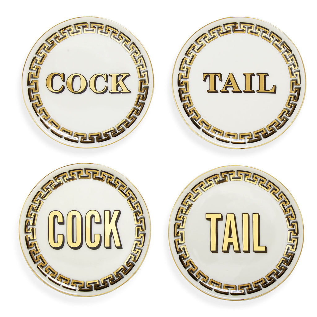 Cock/Tail Coasters Interiør/Livsstil