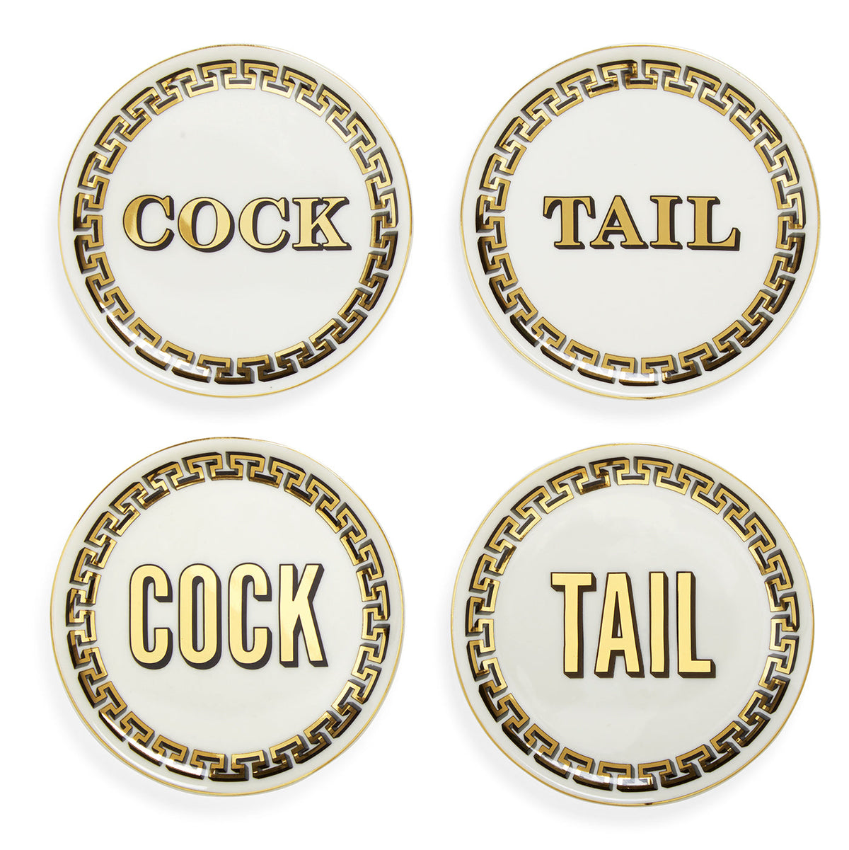 Cock/Tail Coasters Interiør/Livsstil