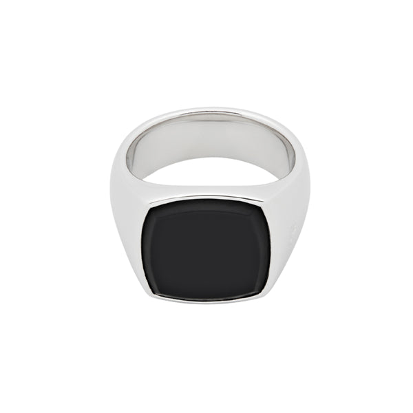 Cushion Black Onyx Ring M