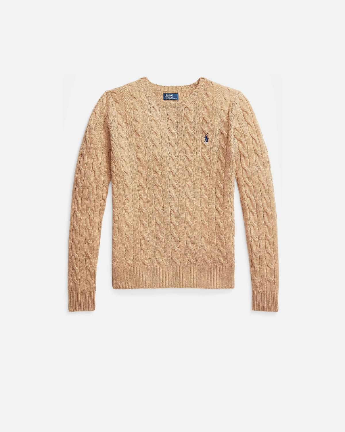 Cable Wool-Cashmere Crewneck Jumper