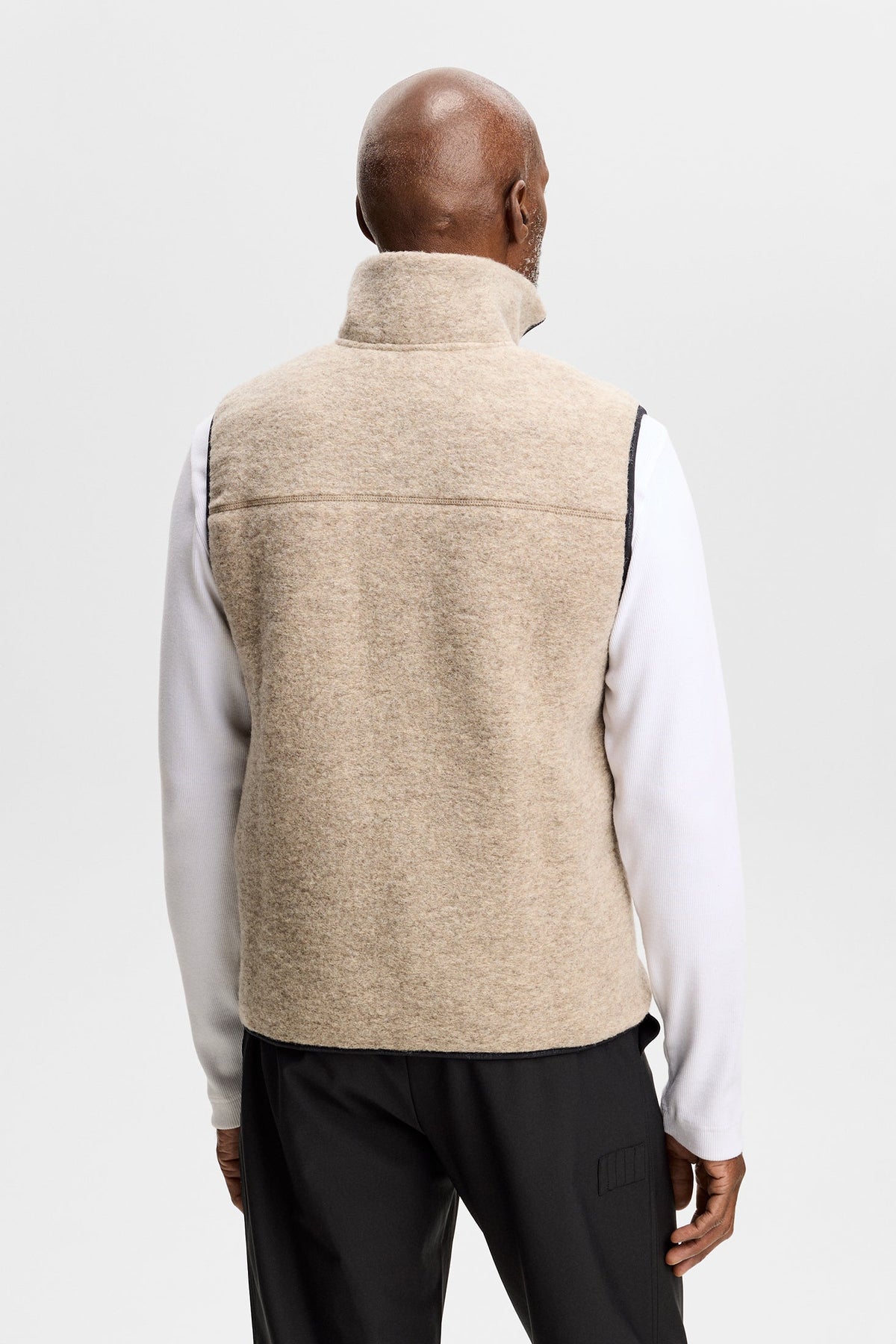 Duncan Wool Fleece Vest Genser