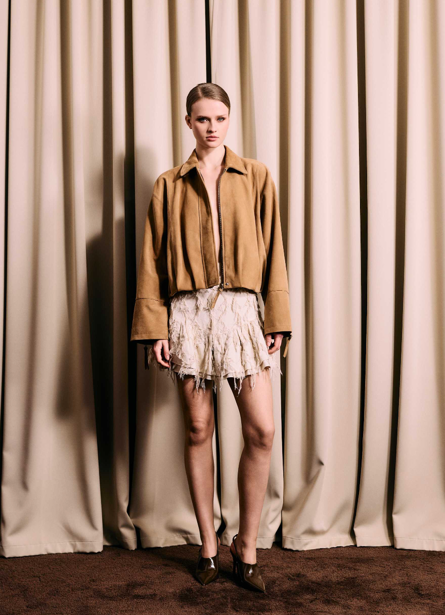 IBEN POSY FRAY SKIRT