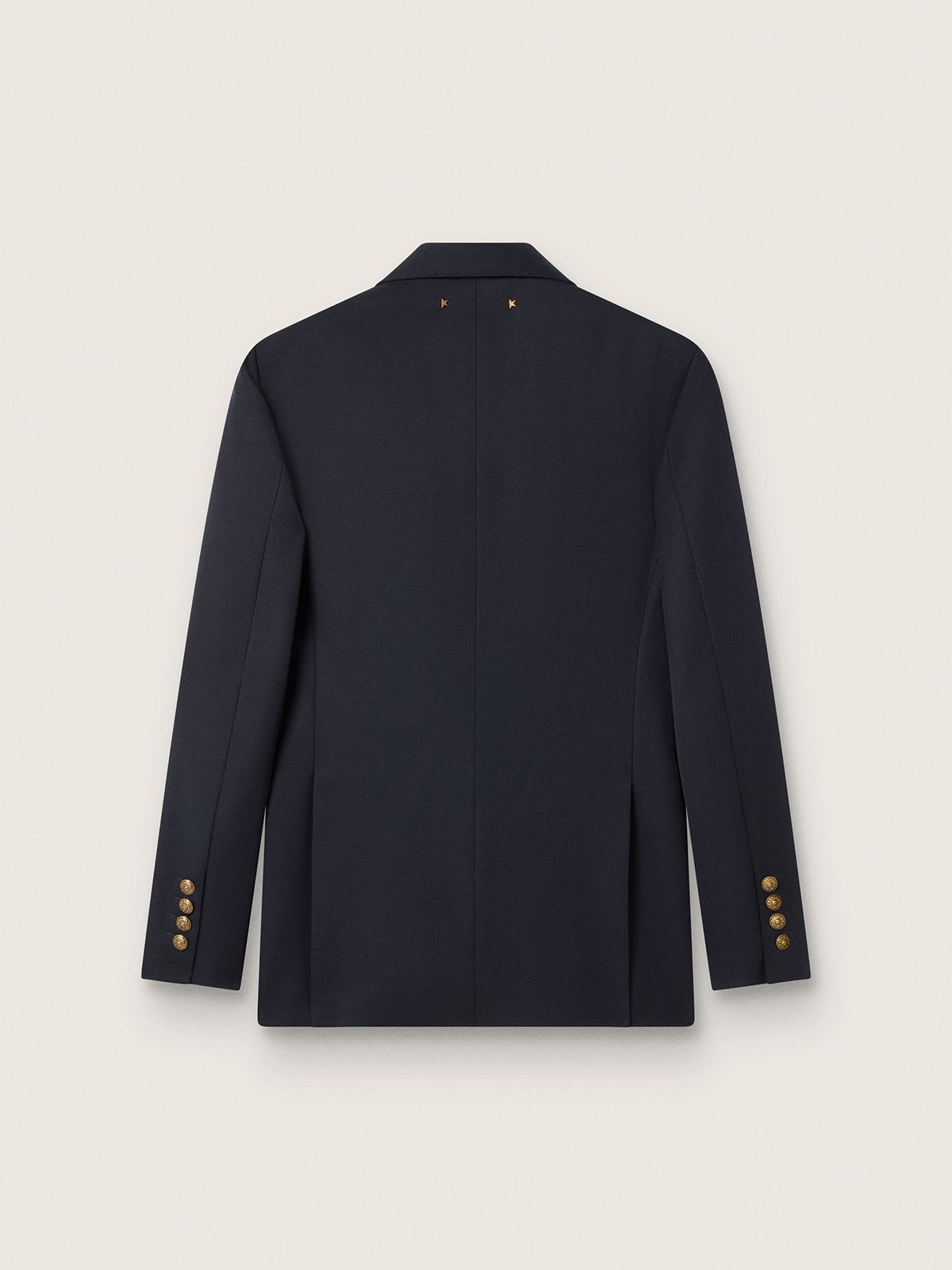 Golden Double Breasted Blazer